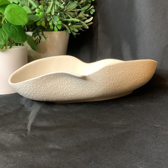 Vintage MCM 1960’s China Craft Originals white spatterware C-511 console bowl - Picture 4 of 11